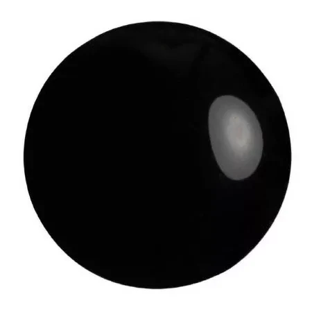 14mm Cabochon par Puca, Jet (Qty: 1) Overstock