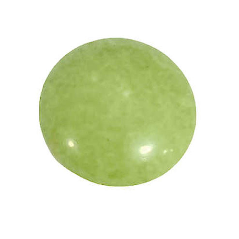 14mm Cabochon par Puca, Opaque Pistachio (Qty: 1) Overstock