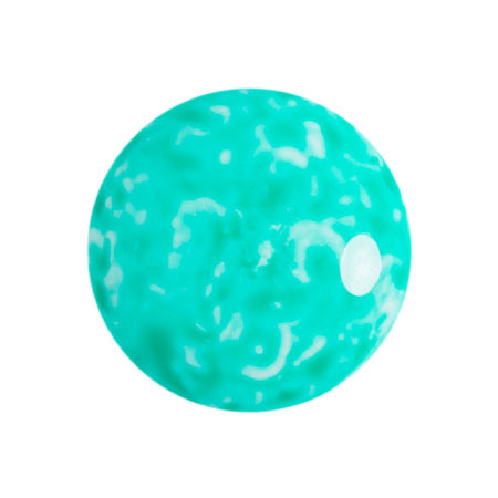 18mm Cabochon par Puca, Milky Green Turquoise (Qty: 1) Overstock