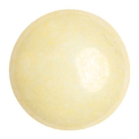 25mm Cabochon par Puca, Opaque Ivory Ceramic Look (Qty: 1) Overstock
