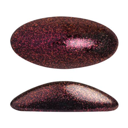 Athos par Puca, Matte Metallic Dark Violet, 20 x 10 x 6mm (Qty: 1) Overstock