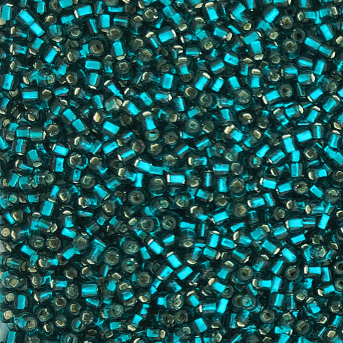 15-0017B, Silver-Lined Dark Teal (14 gr.) Overstock