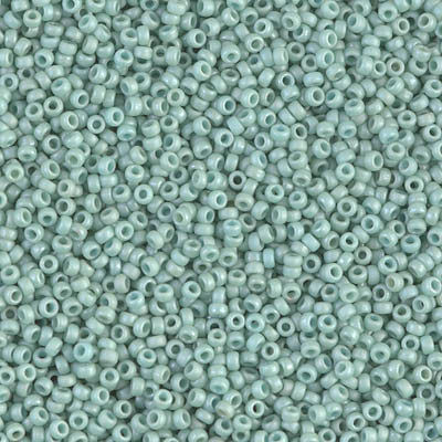 15-2028, Matte Opaque Sea Foam Luster (14 gr.) Miyuki (Matches DB-0374) Overstock
