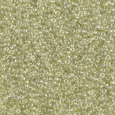 15-1527, Sparkling Celery-Lined Crystal (14 gr.) Miyuki (Matches DB-0903) Overstock