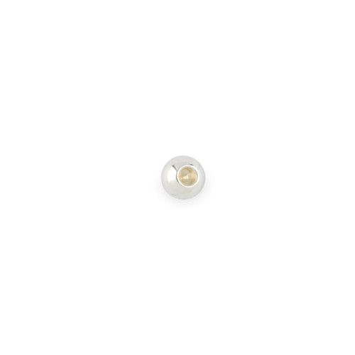 Memory Wire Ball End Caps, 3mm, Silver Plated (Qty: 10) Overstock