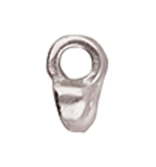 Cymbal Remata, SuperDuo Bead Ending, Antique Silver-Plated (Qty: 6) Overstock