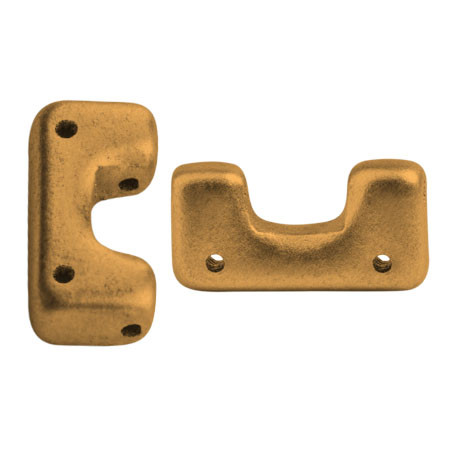 Telos par Puca Beads, Bronze Gold Matte (Qty: 10)