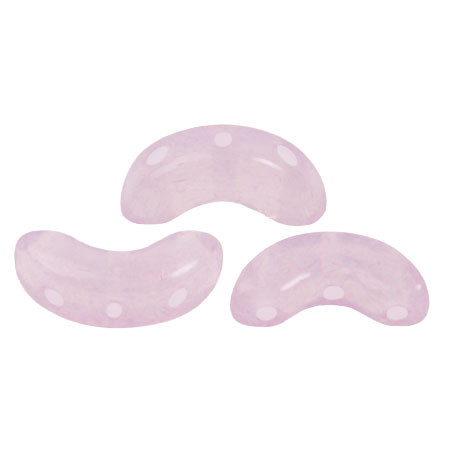 Arcos par Puca Beads, Milky Light Amethyst (Qty: 25)