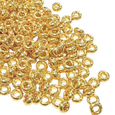 Size 6 Demi Rounds, 0712,  24K Gold Plated (10 gr)