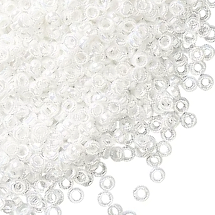 Size 8 Spacer Beads (Demi Rounds), 0420, White Pearl Ceylon (10 gr.)