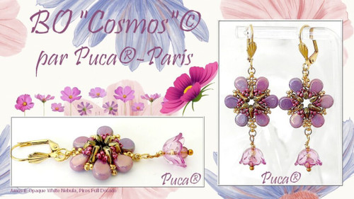 Cosmos Earrings par Puca Free Project