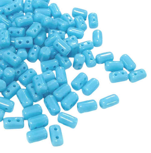 Rulla Beads, Opaque Blue Turquoise (3 x 5mm) (10 gr.)