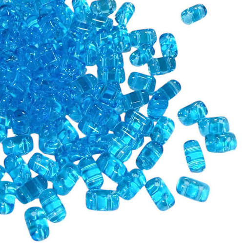 Rulla Beads, Transparent Aquamarine (3 x 5mm) (10 gr.)