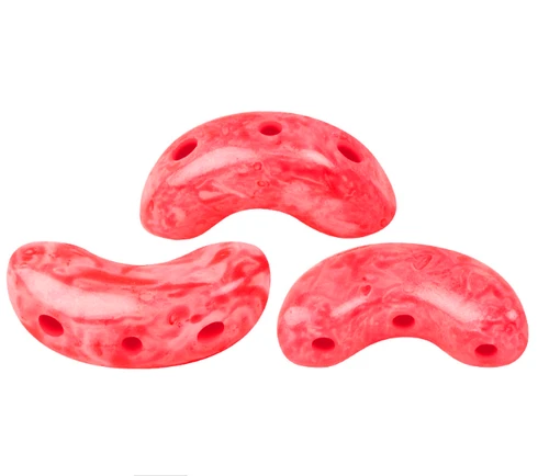 Arcos par Puca Beads, Mishmash Dark Peach (Qty: 25)