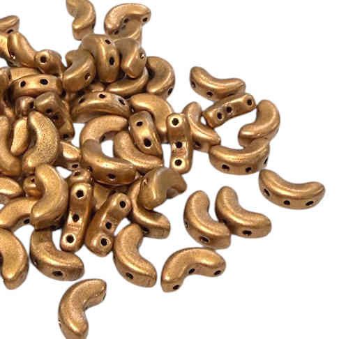 Arcos par Puca Beads, Bronze Light Copper (Qty: 25)