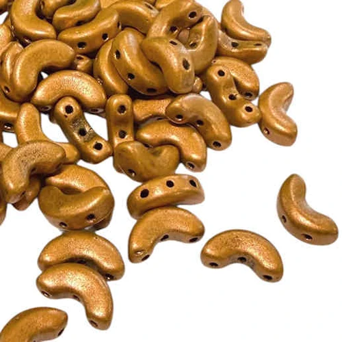 Arcos par Puca Beads, Bronze Orange (Qty: 25)