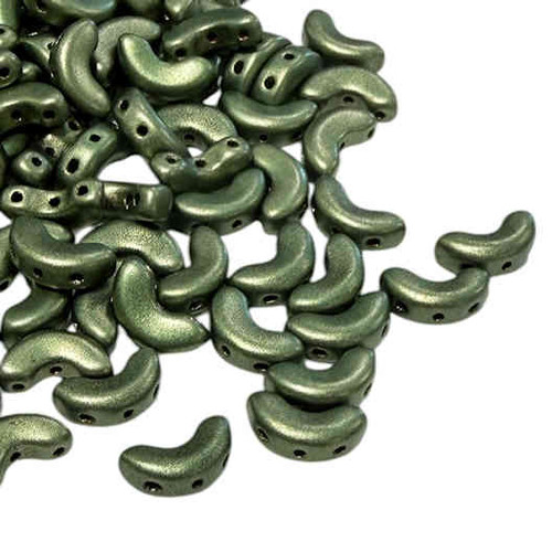 Arcos par Puca Beads, Bronze Green (Qty: 25)