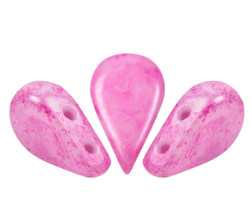 Amos par Puca Beads, Mishmash Rose (Qty: 25)