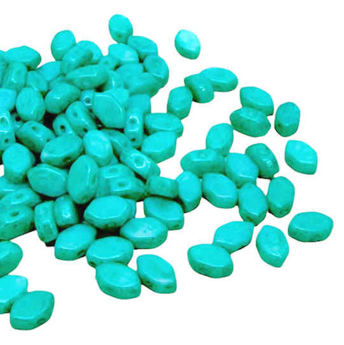 Paros par Puca Beads, Mishmash Emerald (Qty: 25)