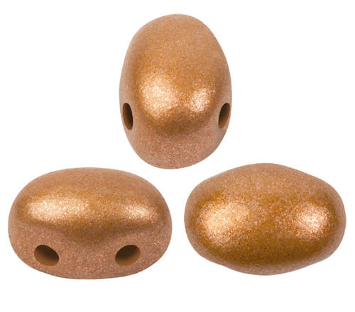 Lipsi par Puca Beads, Bronze Light Copper (5 grams/~36 beads)