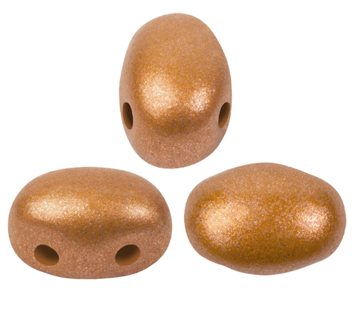 Lipsi par Puca Beads, Bronze Orange (5 grams/~36 beads)