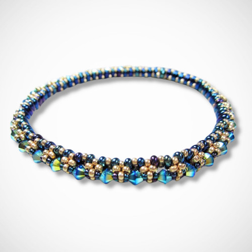 Festival of Lights Bangle by Jill Wiseman (Right-Angle Weave) Free Project