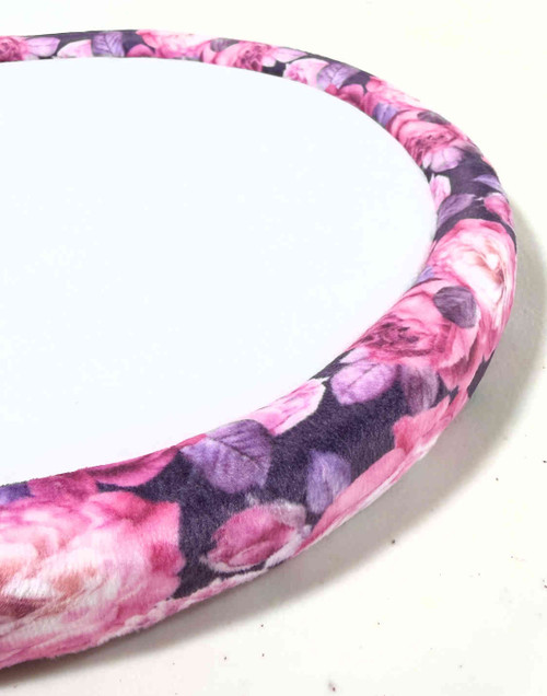Bead On It Board, Size 12" Round, Pink Roses (Currently available only to US customers)