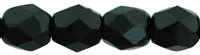 4mm Fire Polish, Jet Black (Qty: 50)