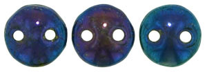 2-Hole Lentils, Blue Iris (Qty: 50)