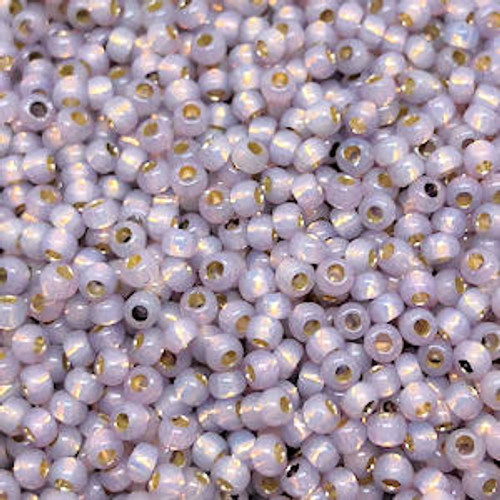 11-P0579A, PermaFinish Gilt-Lined Lavender Opal (Toho) (28 gr.)