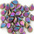 Pip Beads, Metallic Full Vitrail (7 x 5mm) (Qty: 35)