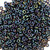 Size 11 Demi Rounds, 0088, Metallic Blue Iris (10 gr.)