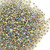 Size 11 Demi Rounds, 0262, Light Bronze-Lined Crystal Rainbow (10 gr.)