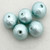 Miyuki Cotton Pearls, Aqua (8mm) (Qty: 5)