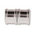 Magnetic Bamboo Clasp with 10mm ID - Silver Plated (Qty: 1)