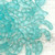 Crescent Beads, Transparent Light Turquoise  (10 gr.)