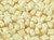 WibeDuo Beads, Chalk White Champagne Luster, 8 x 8mm (Qty: 25)