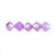 4mm Preciosa Bicones, Violet AB2X (Qty: 50)