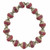 Turbine Beads, Ruby Red w/Picasso Finish, 10x11mm (Qty: 15)