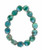 8mm Table Cut Fire Polished Beads, Sea Green & Sky Blue w/ a Picasso Finish (Qty: 15)