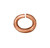 TierraCast Oval Jump Rings, 3 x 2mm, 20 ga., Copper-Plated (Qty: 50)