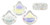 Ginko Beads, Crystal Full AB (Qty: 25)