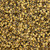 15-0989F, Matte Gold-Lined Crystal (14 gr.) Toho