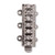 Elegant Elements Clasp, 3-Strand Rhodium-Plated with 7 Crystals (Qty: 1)