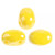 Samos par Puca Beads, Opaque Jonquil Luster (Qty: 25)