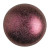 14mm Cabochon par Puca, Matte Metallic Dark Violet (Qty: 1)