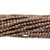 4mm Fire Polish, Orange Metallic Silver and Black Speckled  (Qty: 50)