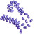 1-Hole Lily Petal Beads, Violet, 4 x 6mm (Qty: 40)