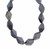 Diamond Cut Beads, 6x8mm,  Jet Black/AB Edges  (Qty: 18)*