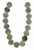 Table-Cut Hexagon Beads, 12mm,  Sand/Grey/Black  (Qty: 17)*